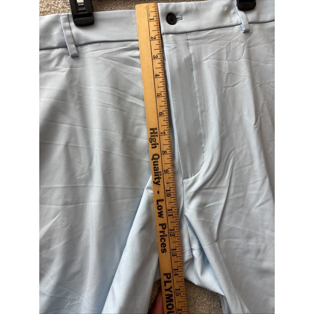 Walter Hagen Golf Shorts Men 42 Soft Blue P11 Micro Lines Wicking Stretch NEW - Picture 6 of 7